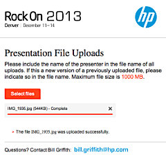HP Rock On Press Event